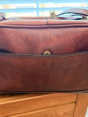 Patricia Nash Brown Leather Shoulder Bag